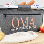 Einkaufskorb Oma / Mama mit Kindernamen