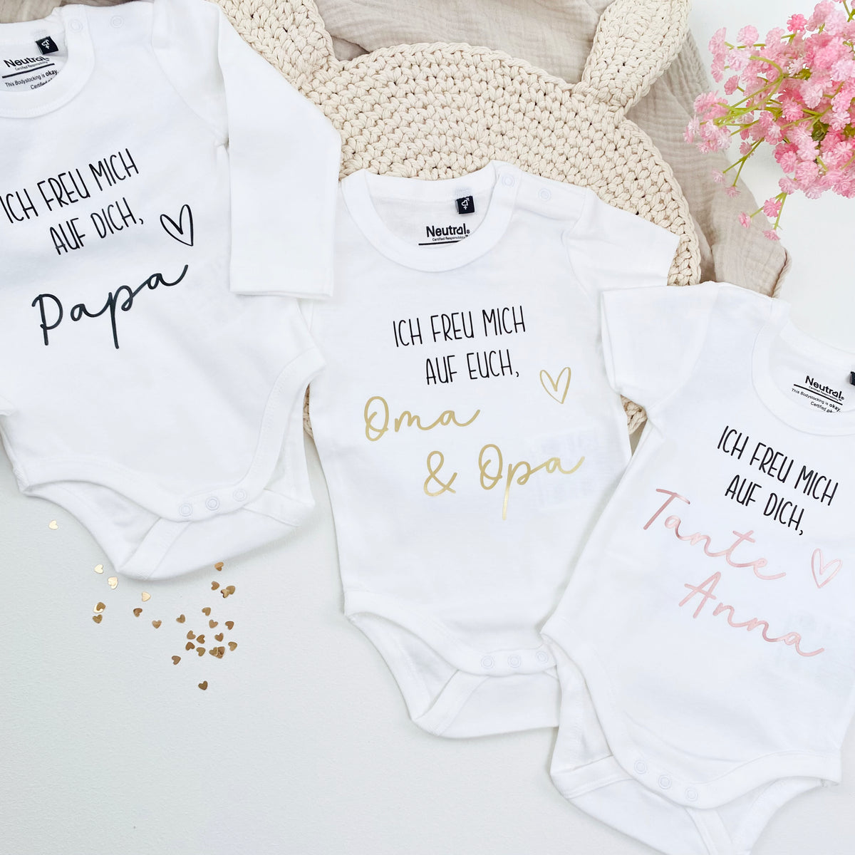 Babybody Schwangerschaft verkünden