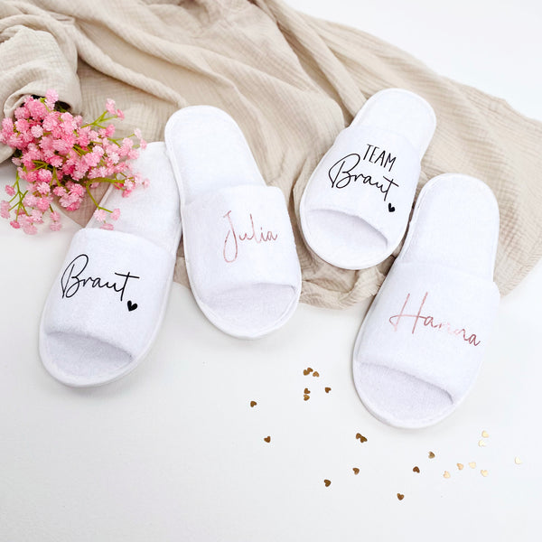Schlappen Hochzeit oder JGA - Design 2