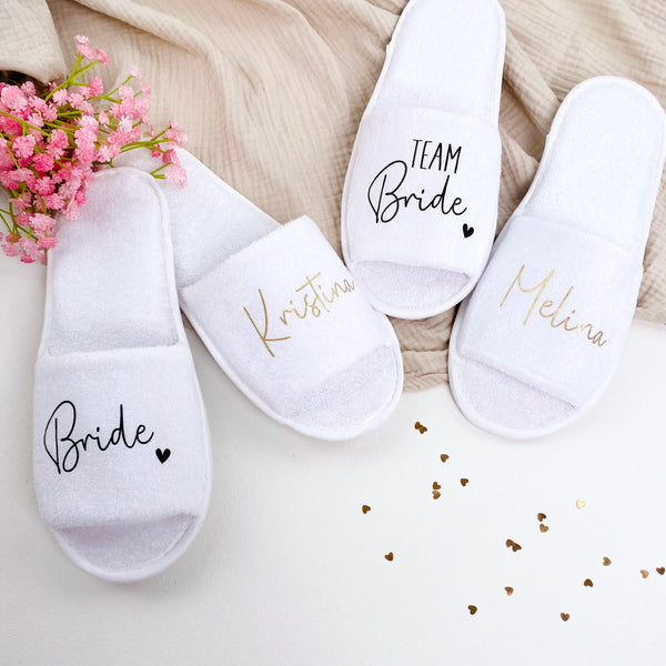 Schlappen Hochzeit oder JGA - Design 2