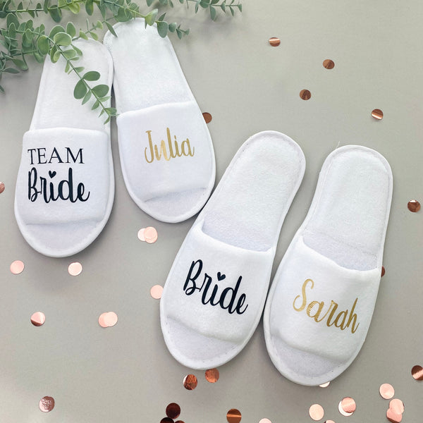 Schlappen Hochzeit oder JGA - Design 1